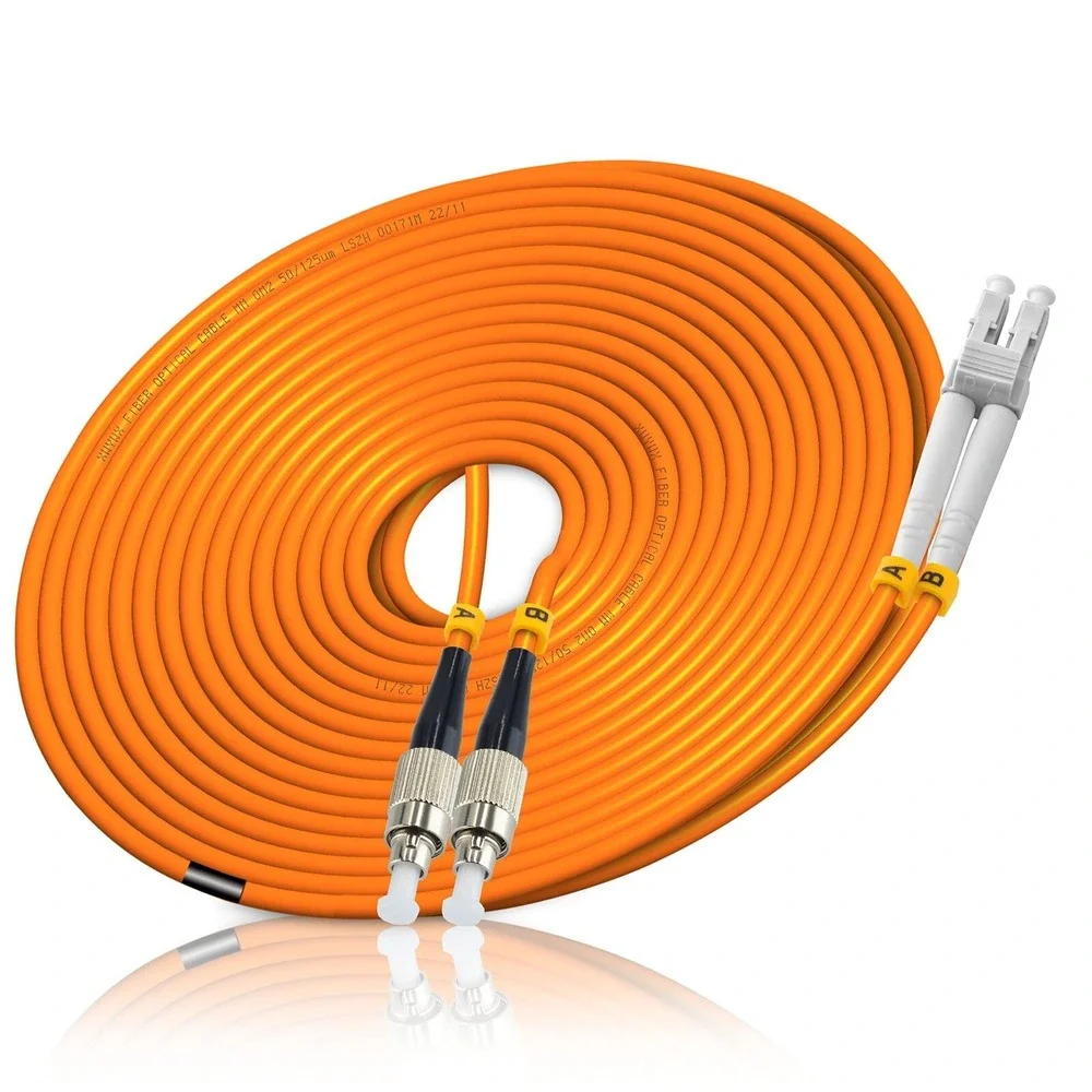 OM2 XHYUX Fiber Optic Cable 1M FC/UPC-LC/UPC Duplex 50/125 LSZH NEW 00132M 22/11
